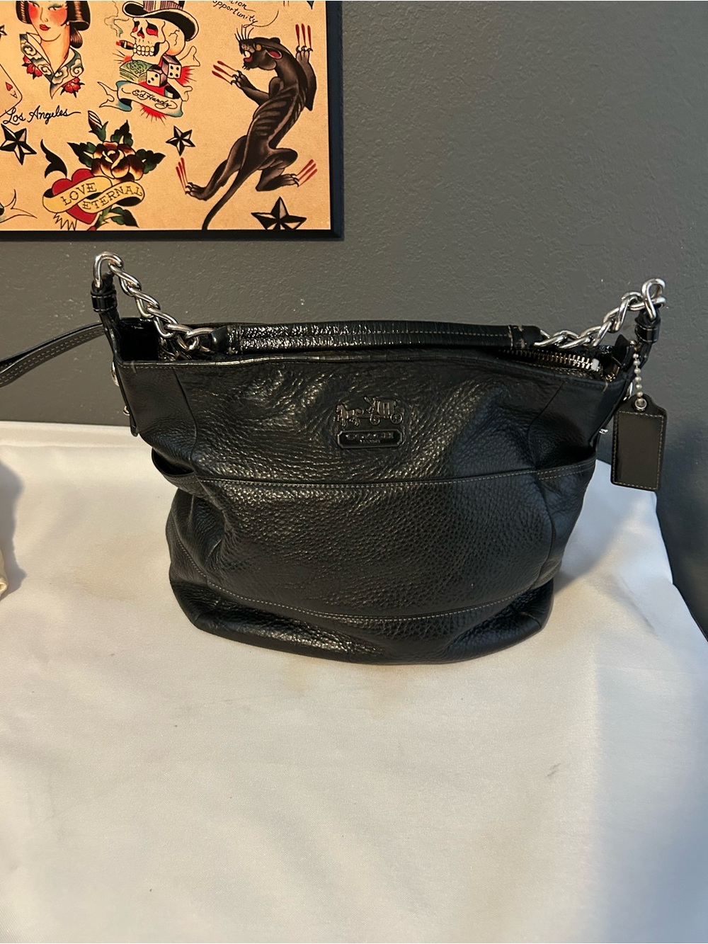 Coach Madison Tribeca East West Shoulder Bag in Great Condition